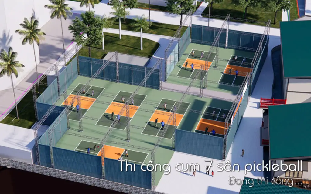 Dự án đang thi công - Cụm 7 sân Pickleball
