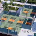 Thi công cụm 7 sân pickleball