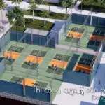 Thi công cụm 7 sân pickleball